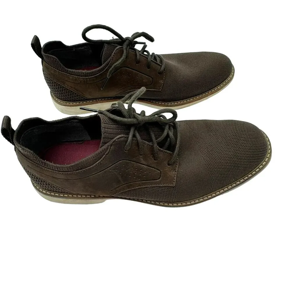 MARK NASON |‎ Men's 10.5 Oxfords Clubman Chocolate Brown Westside Loafers Shoes